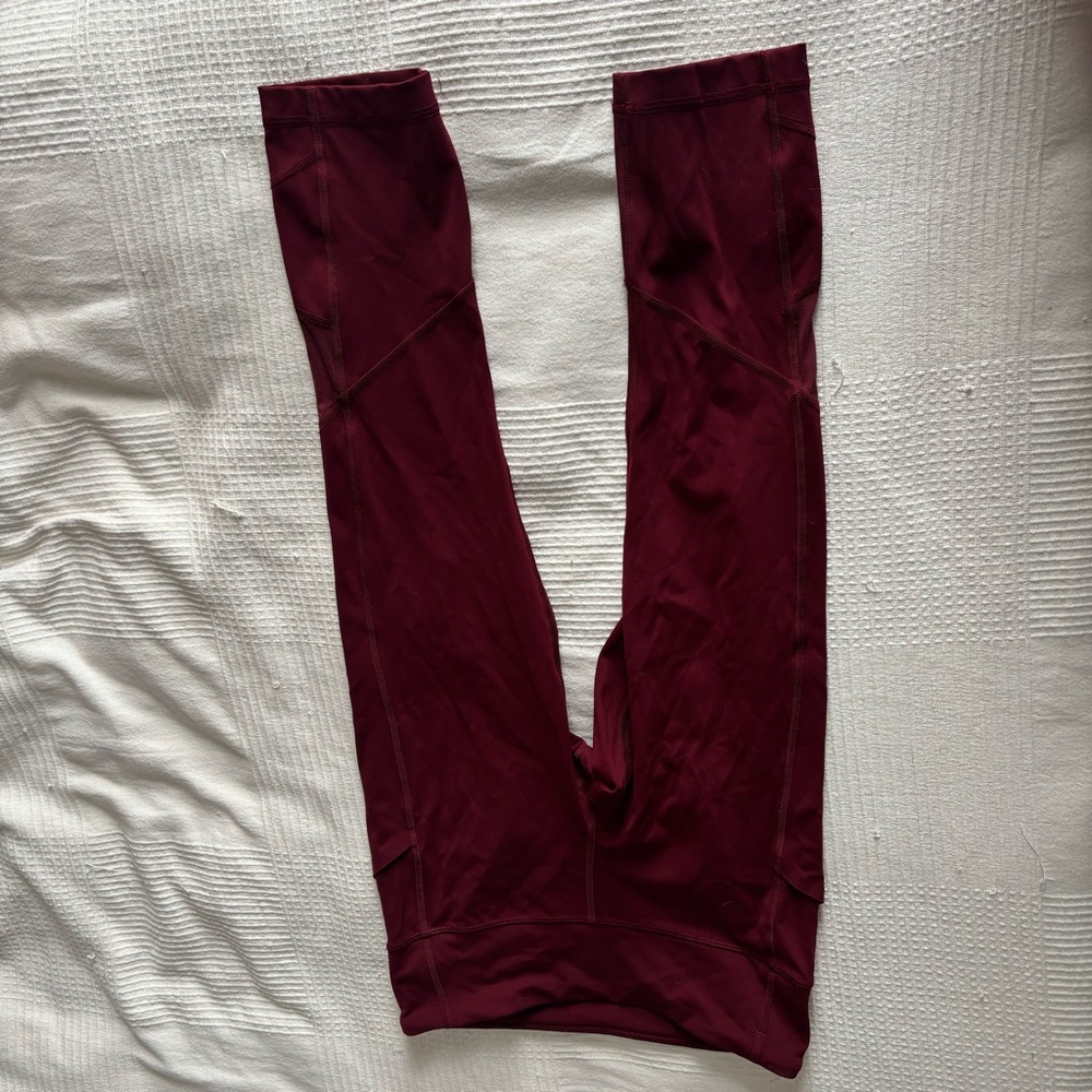 Lululemon Maroon Leggings